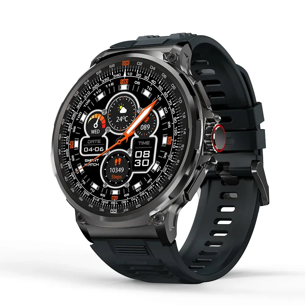 YTGEE V69 Smartwatch 1.85 Inch IPS HD Touch Screen 710mah Men Waterproof Answer Call Sleep Tracker Silica Gel Sport Smart Watch