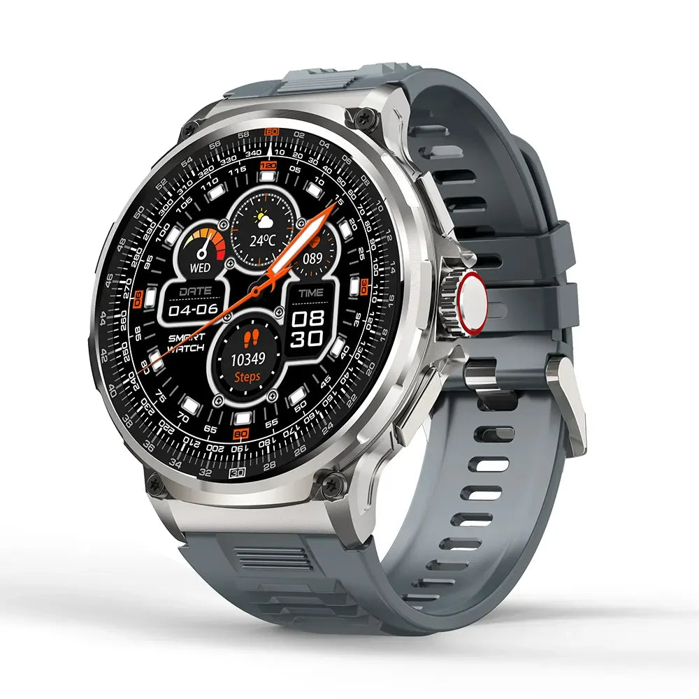 YTGEE V69 Smartwatch 1.85 Inch IPS HD Touch Screen 710mah Men Waterproof Answer Call Sleep Tracker Silica Gel Sport Smart Watch
