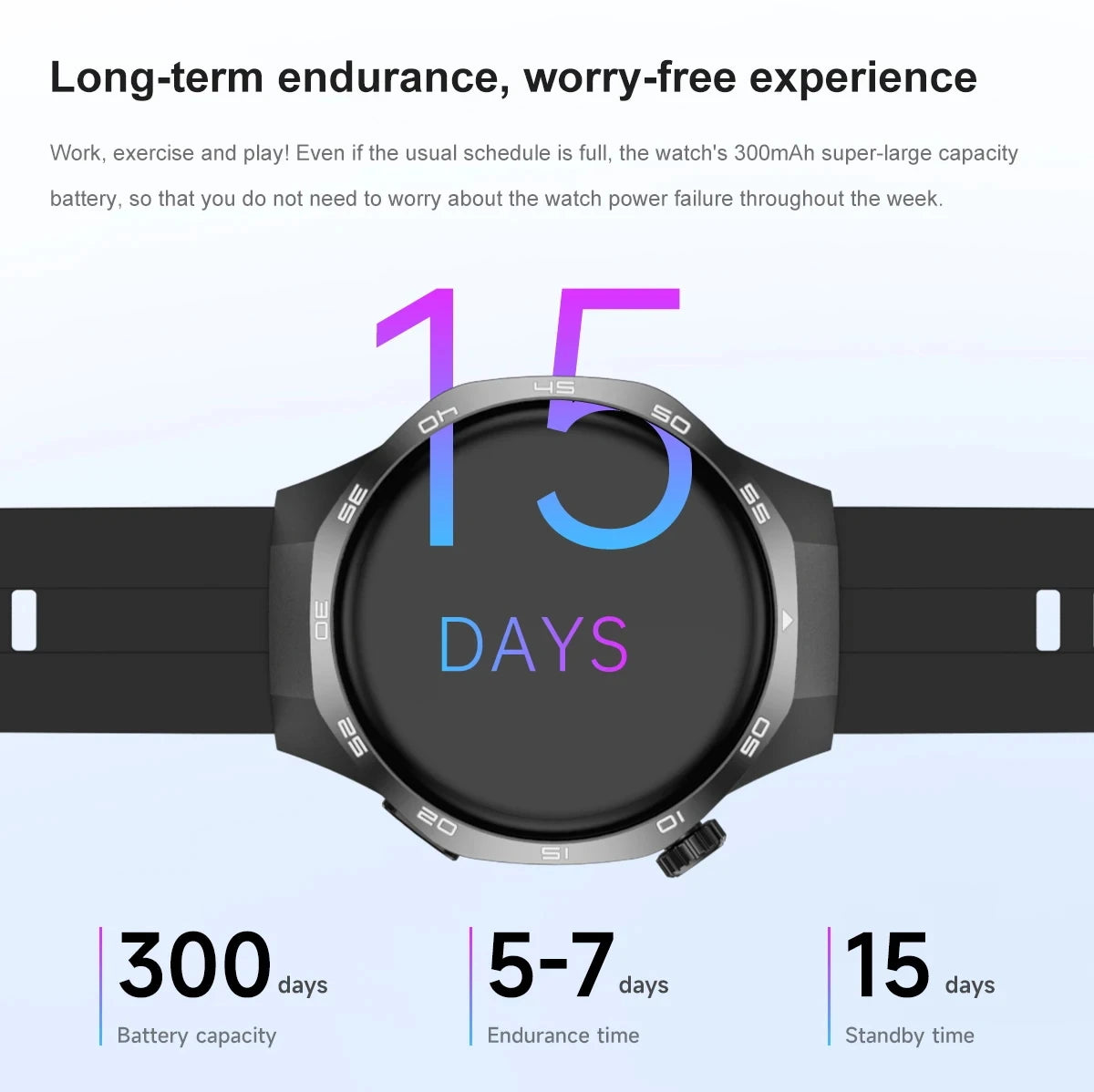 2026 new smart watch HD IPS large screen NFC GPS locator Bluetooth call life waterproof 100 + sports mode health monitoring