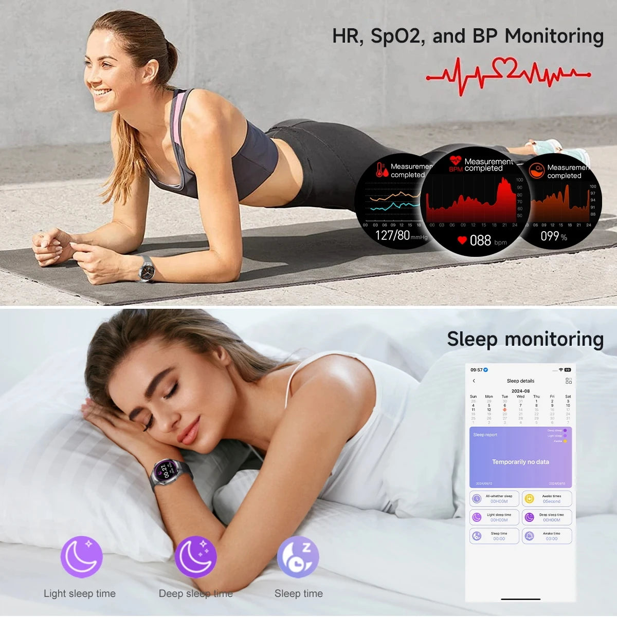 2026 new smart watch HD IPS large screen NFC GPS locator Bluetooth call life waterproof 100 + sports mode health monitoring